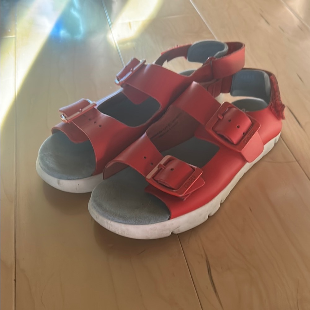 Camper Kids Red Sandals